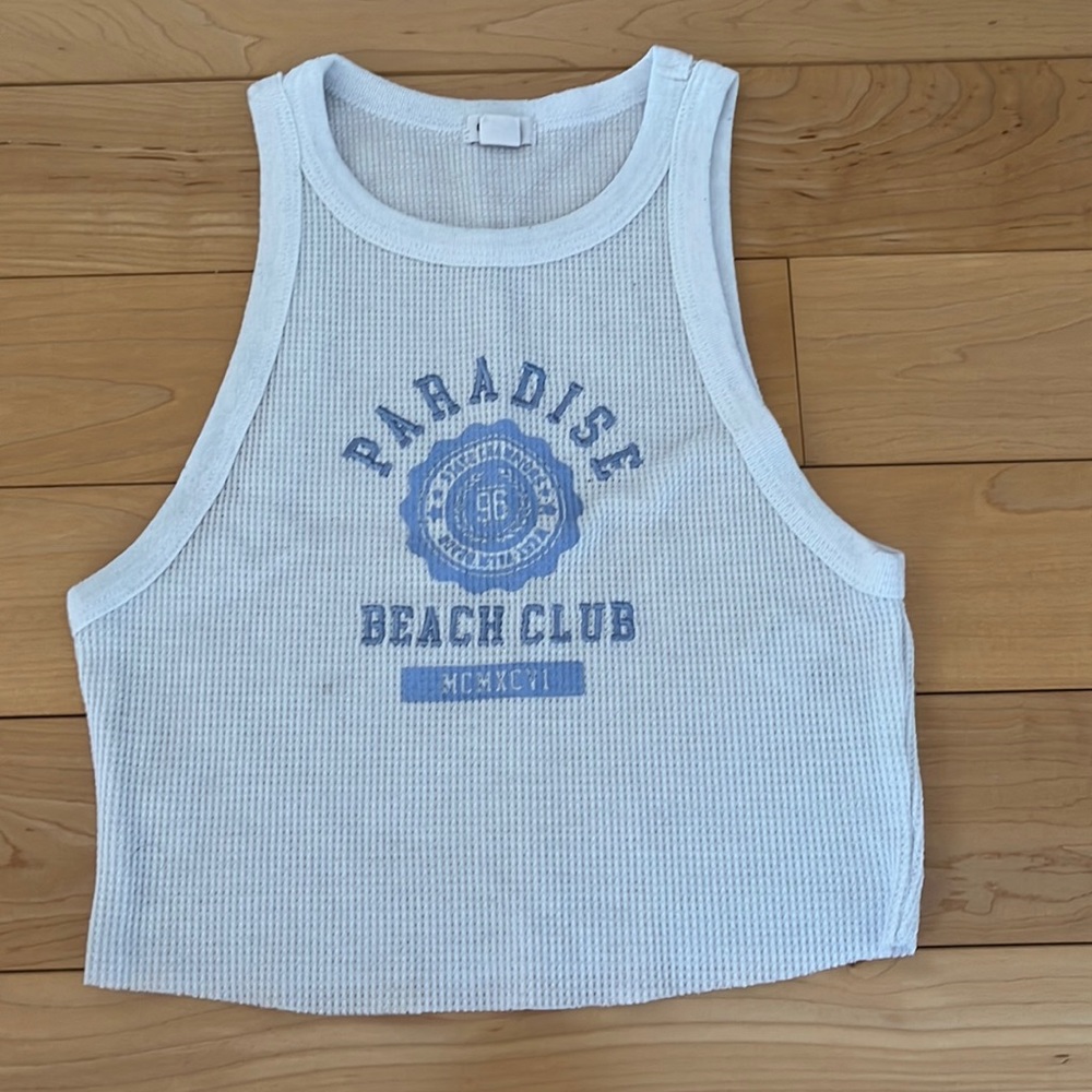 Tank top from garage